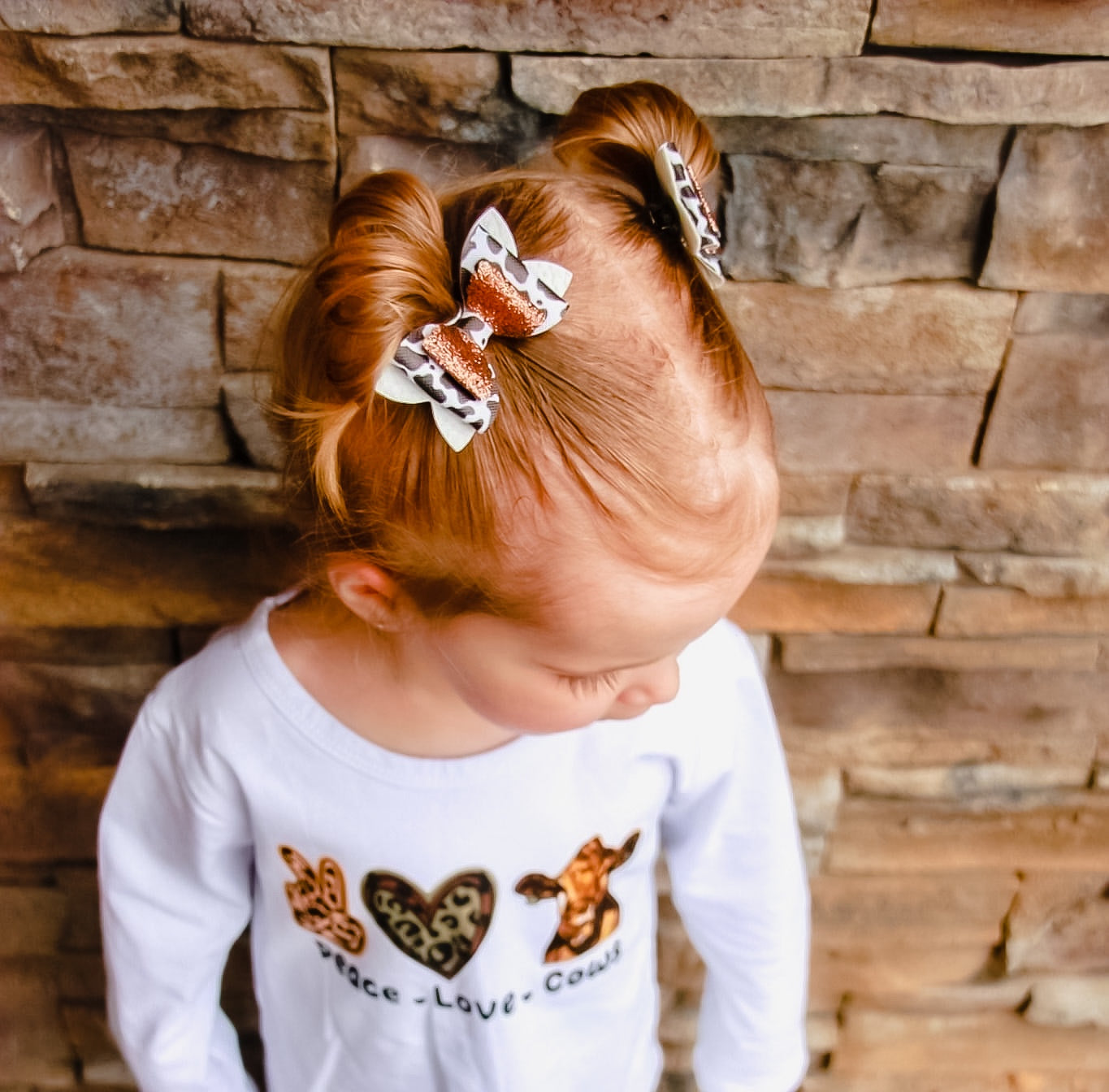 Rhinestone Drippy Bow // 2.5” Yellow