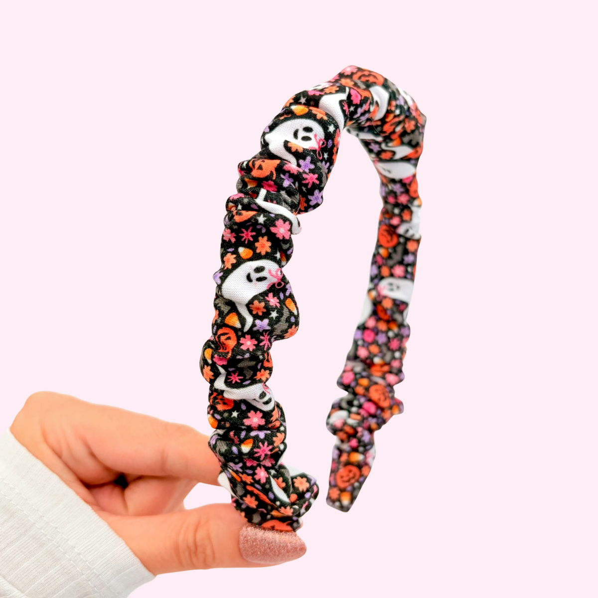 Floral Boo • Scrunch Headband