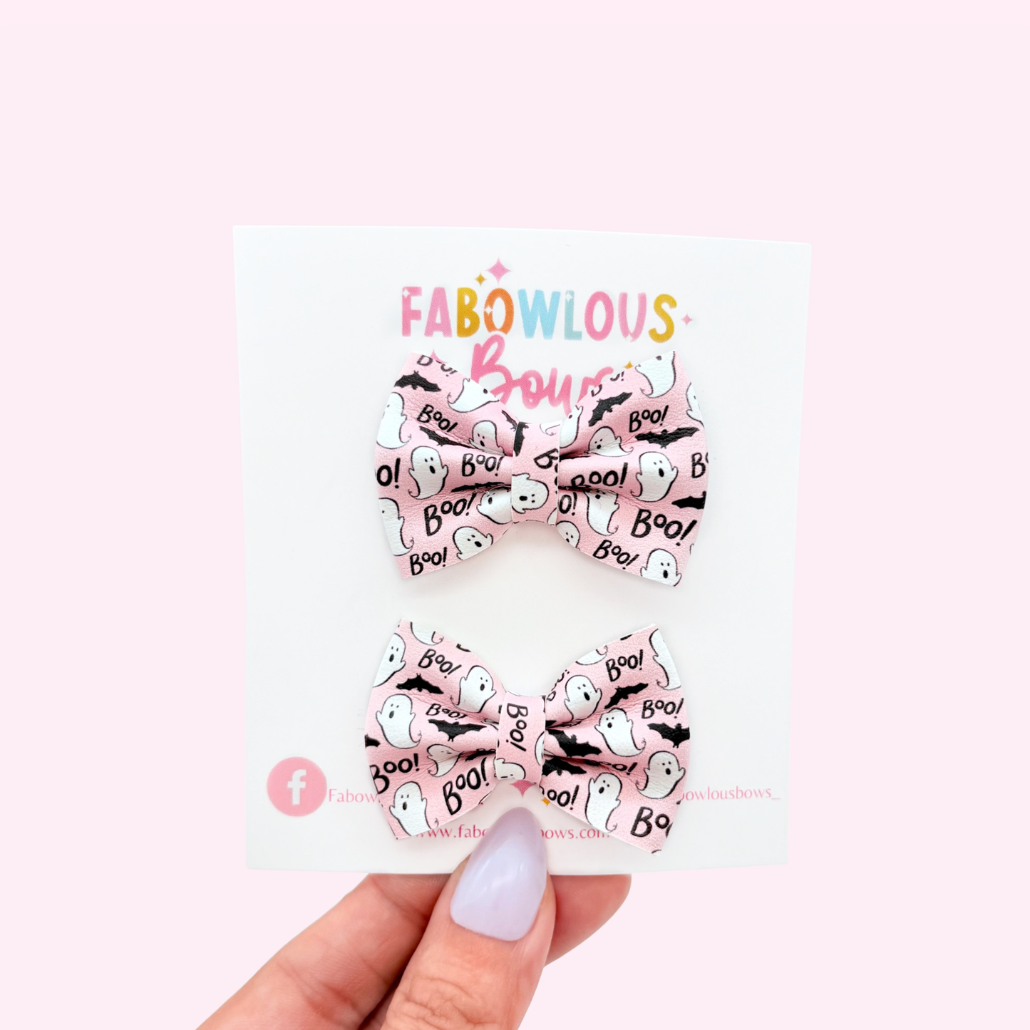 Boo Ghosts // Mini Pinch Pigtails