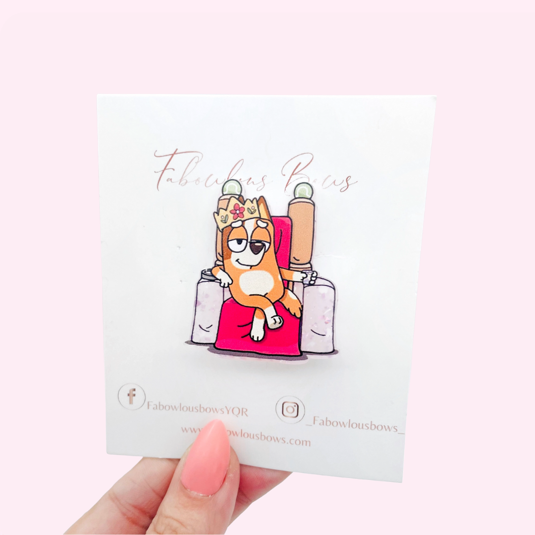 B Queen // Acrylic Clip (3 for 10)