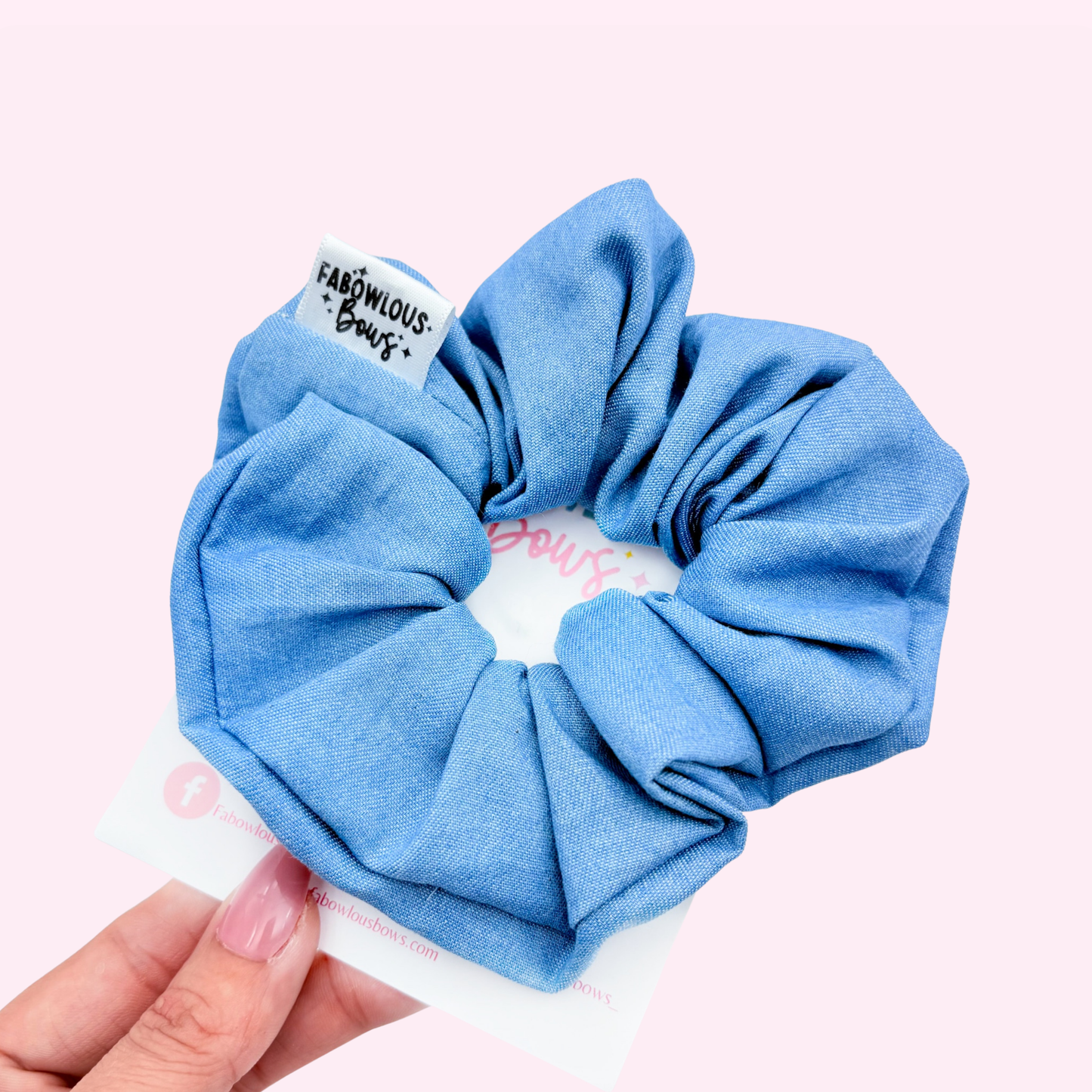 Light Denim // Scrunchie 3 for $25