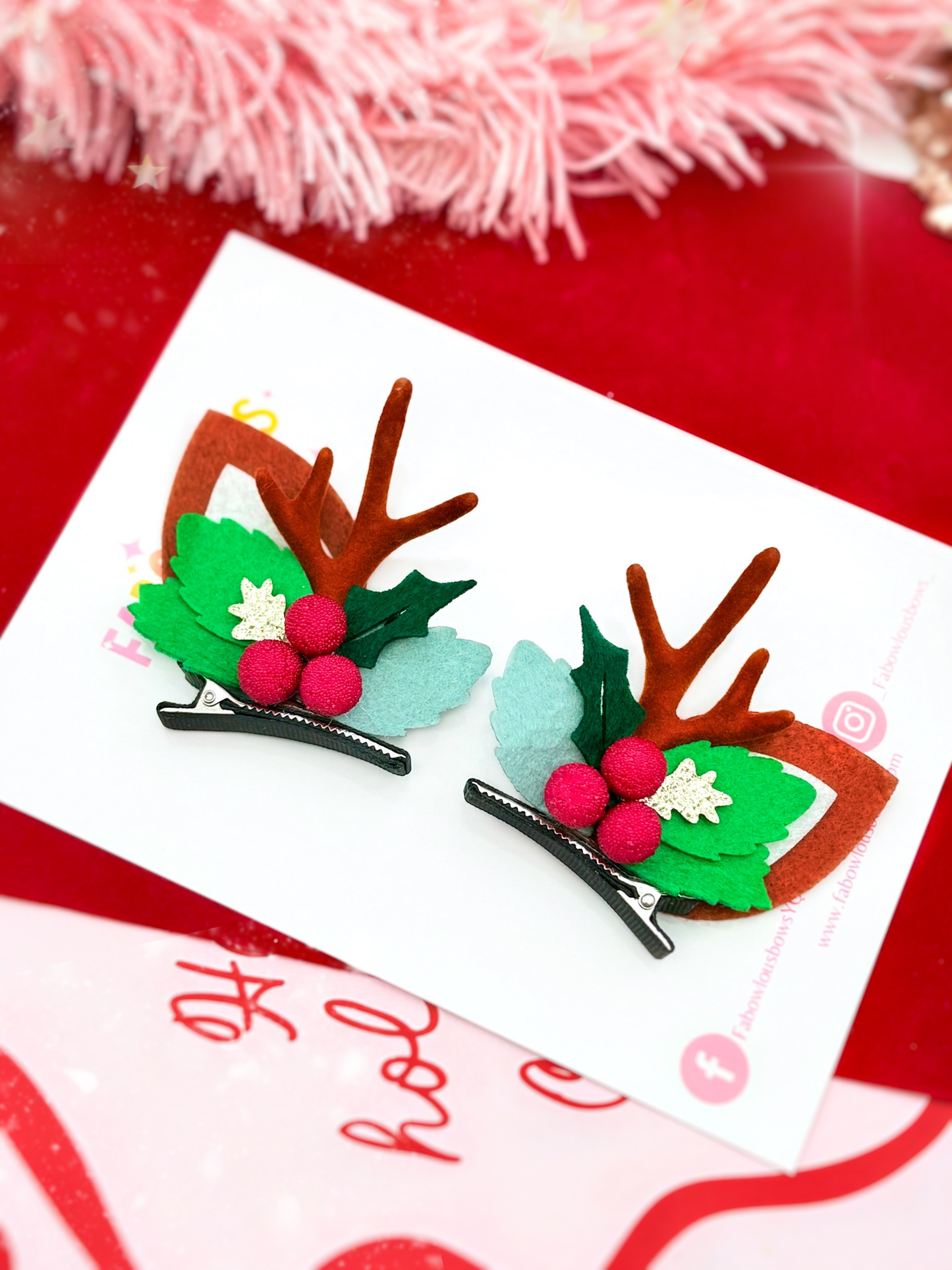 Reindeer Antlers // Pigtail Set