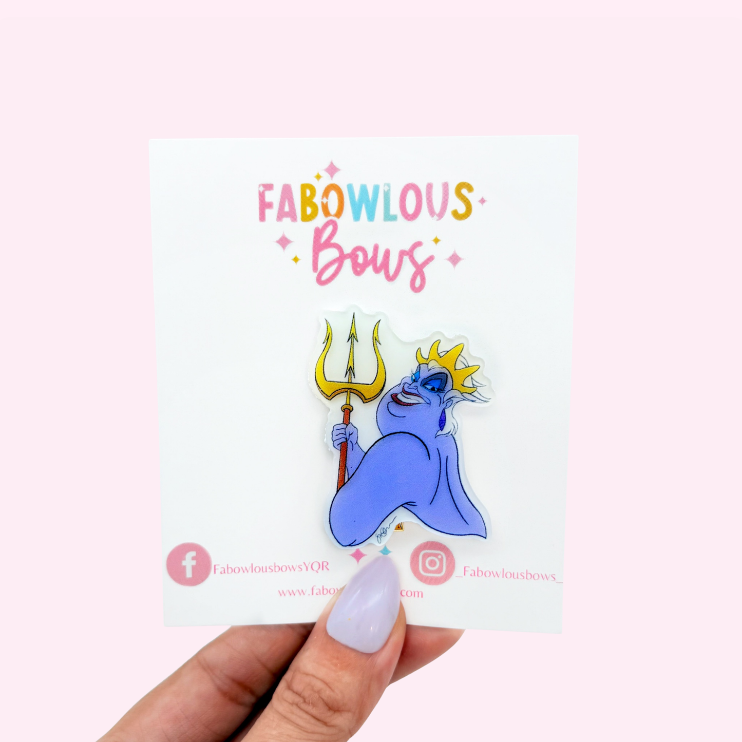 Sea Witch // Acrylic Clip (3 for 10)