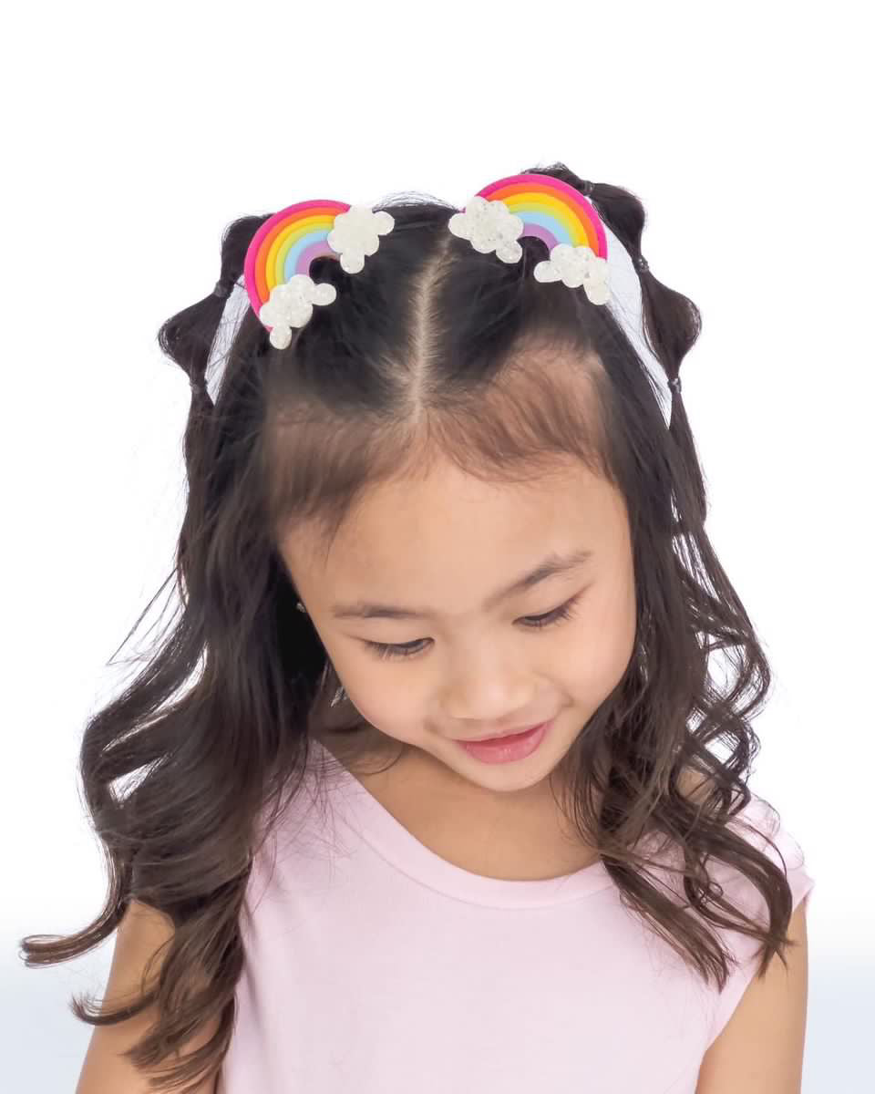 Pastel Rainbow Clip // Matte
