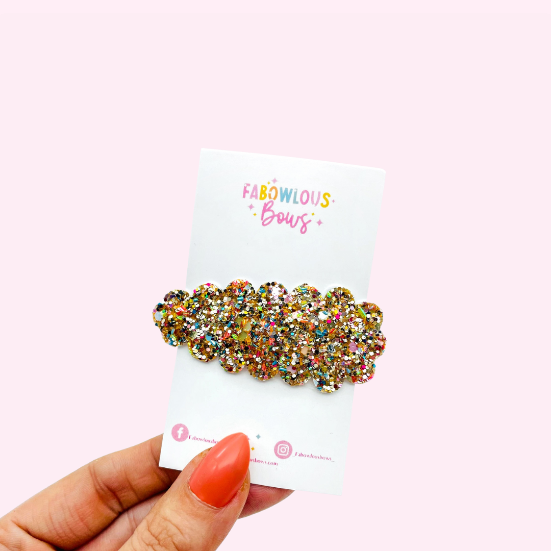 Golden Autumn Mix // Glitter Snap Clip (3 for 10)