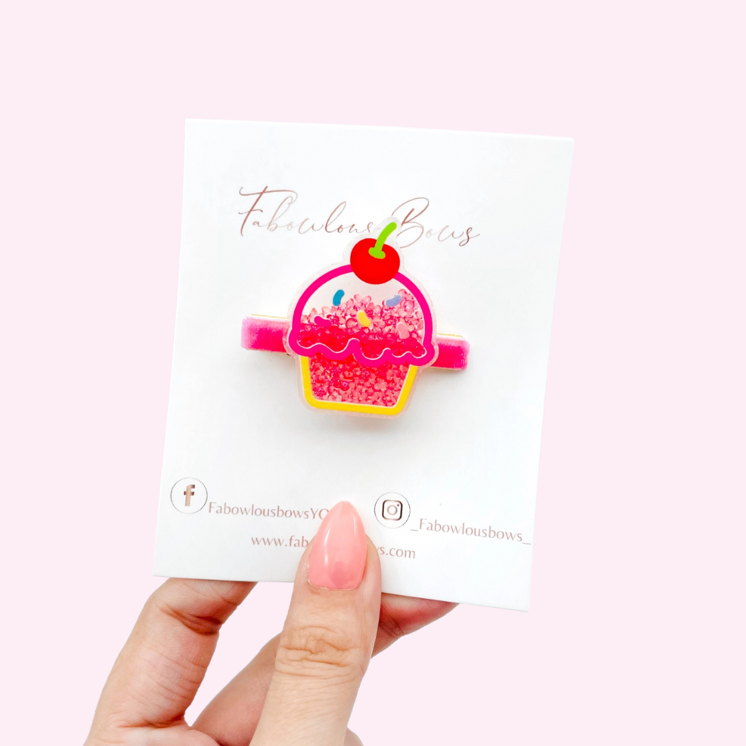 Cupcake Confetti Clip