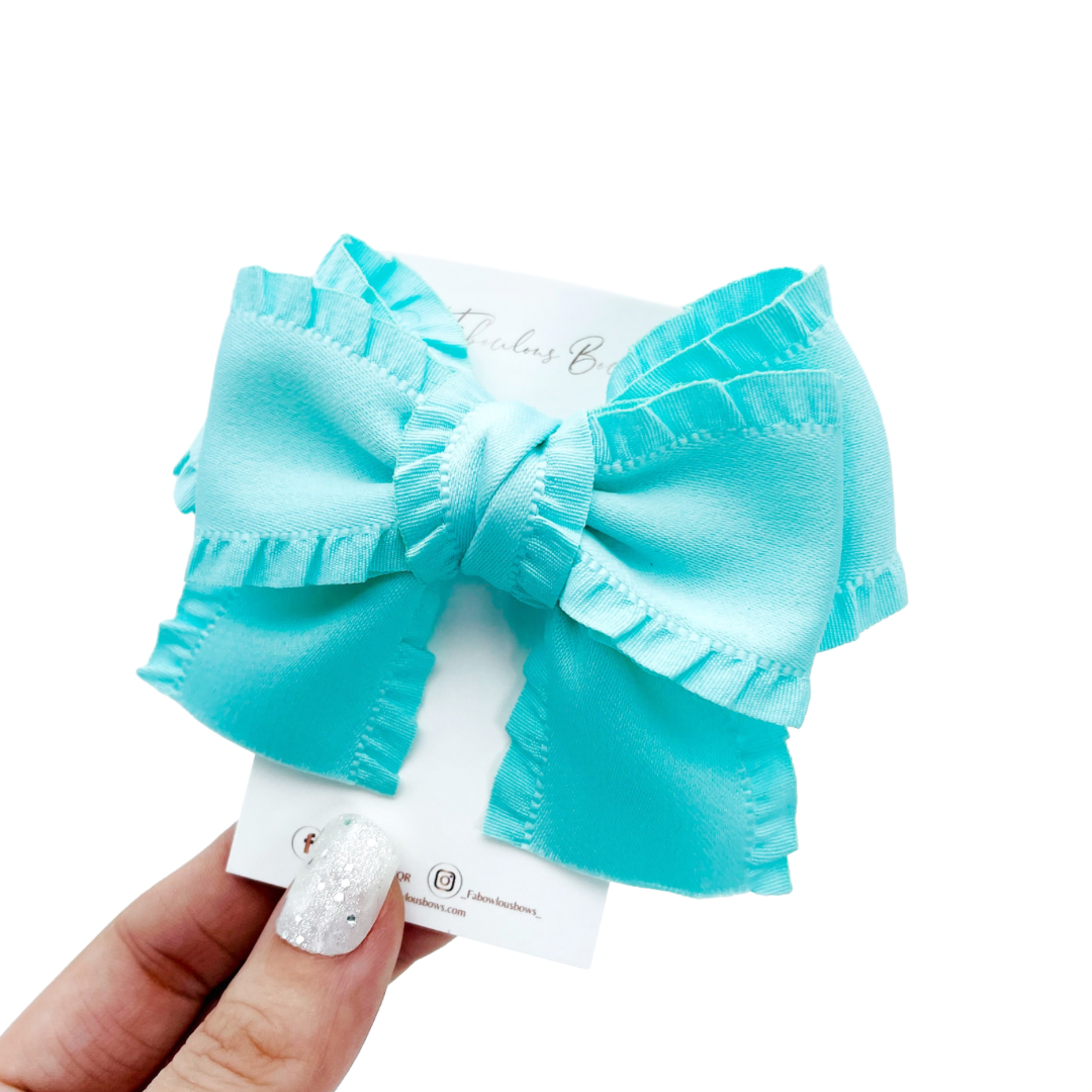 Large Elegant Ribbon // Teal
