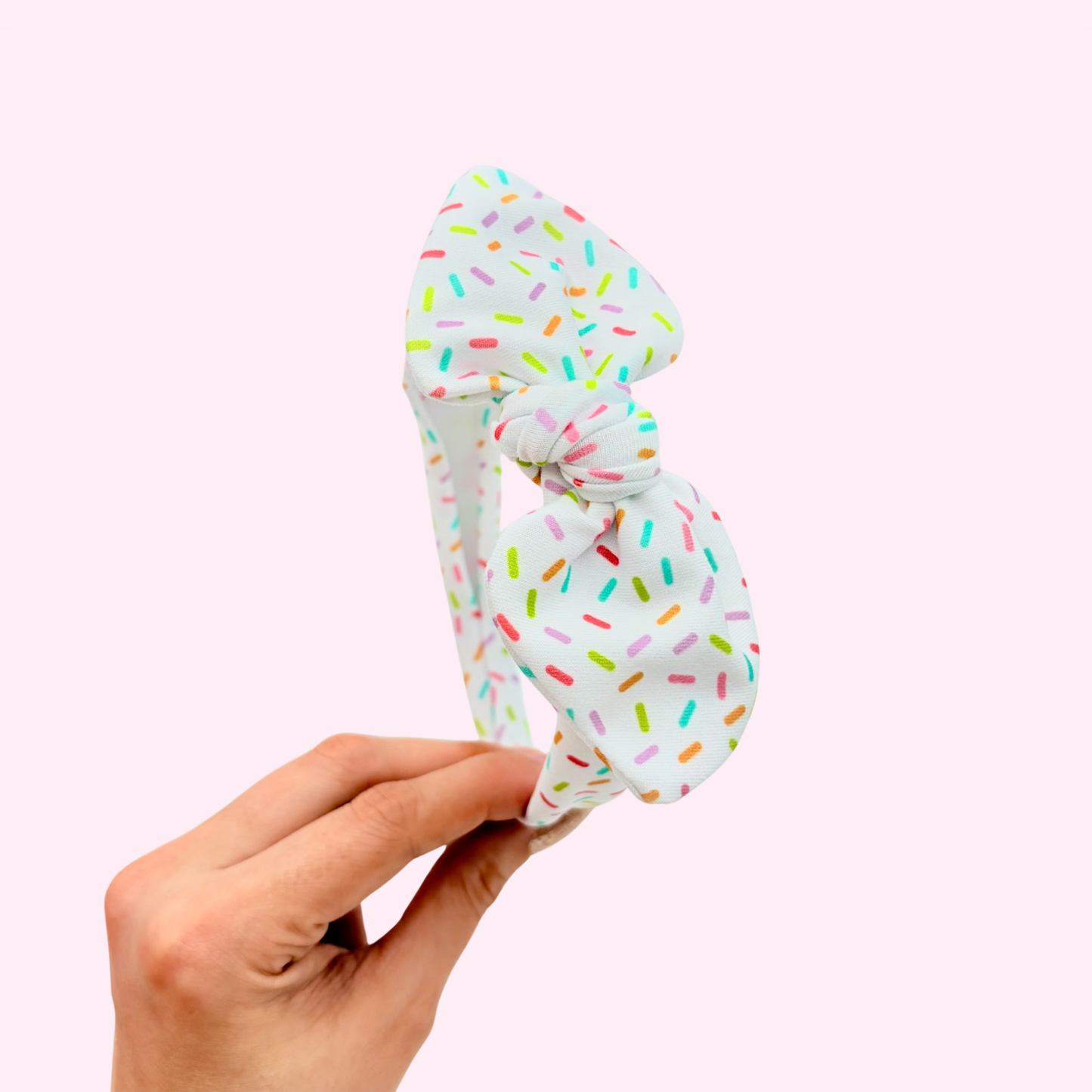 Sugar Sprinkles • Knotted Fabric Headband