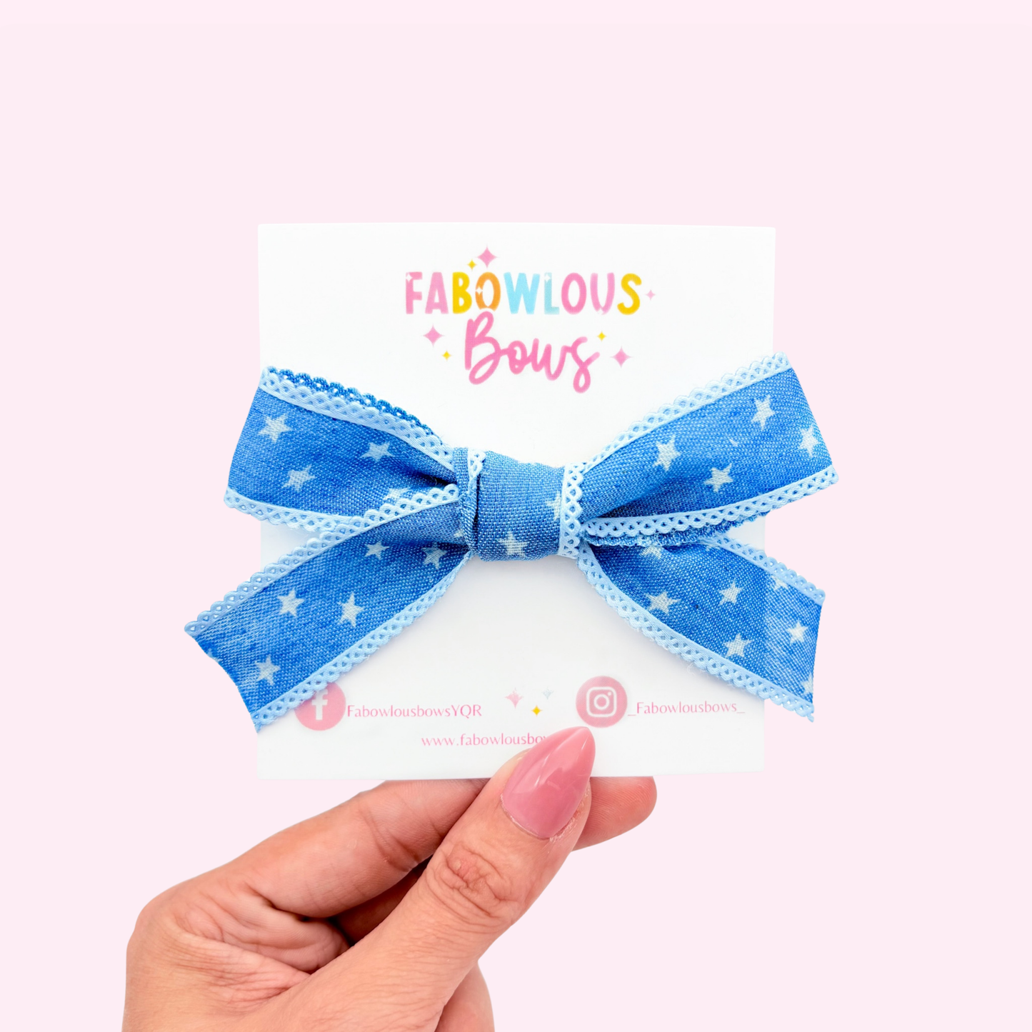 Starry Denim // Hand Tied Fabric