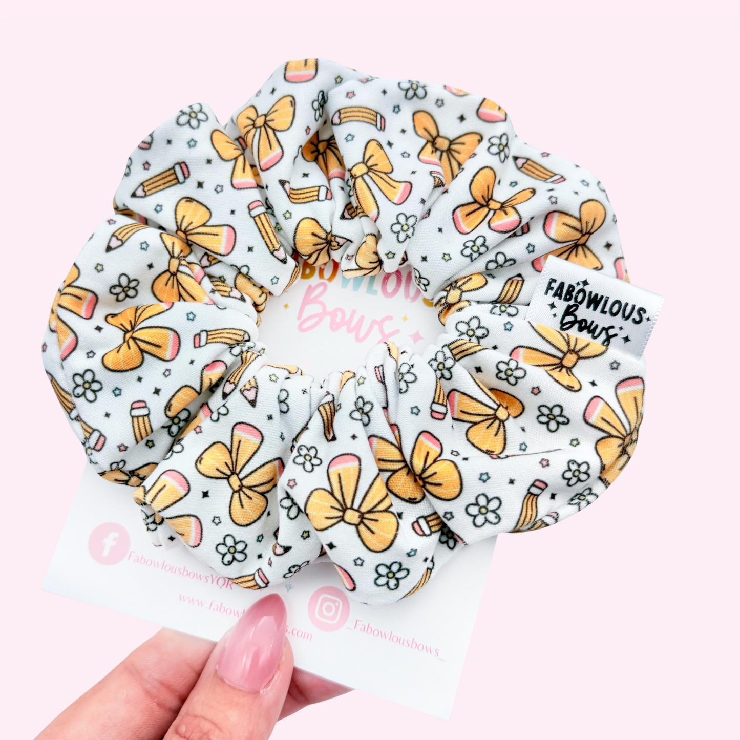Pencils & Bows // Scrunchie 3 for $25