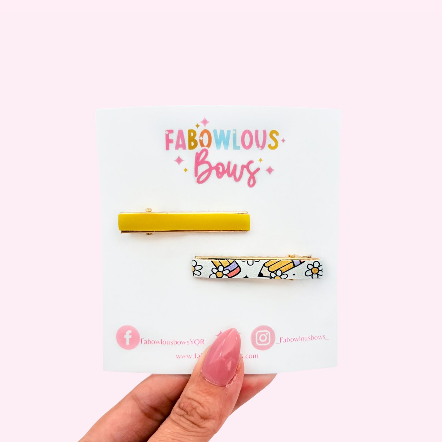 Pencil Perfect // Bar Clip Set