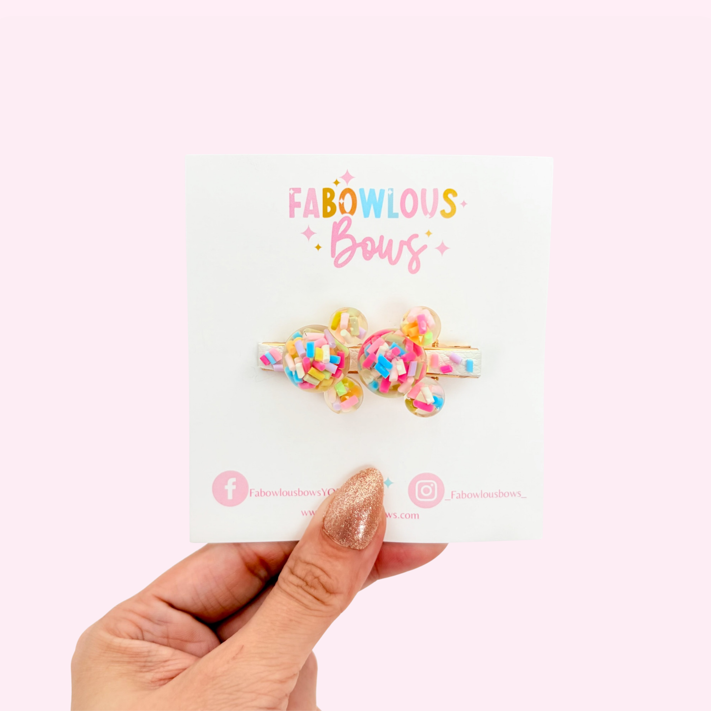 Mouse Sprinkles • Bar Clip