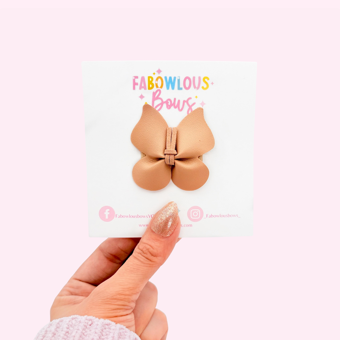 Butterfly Clip • Tan