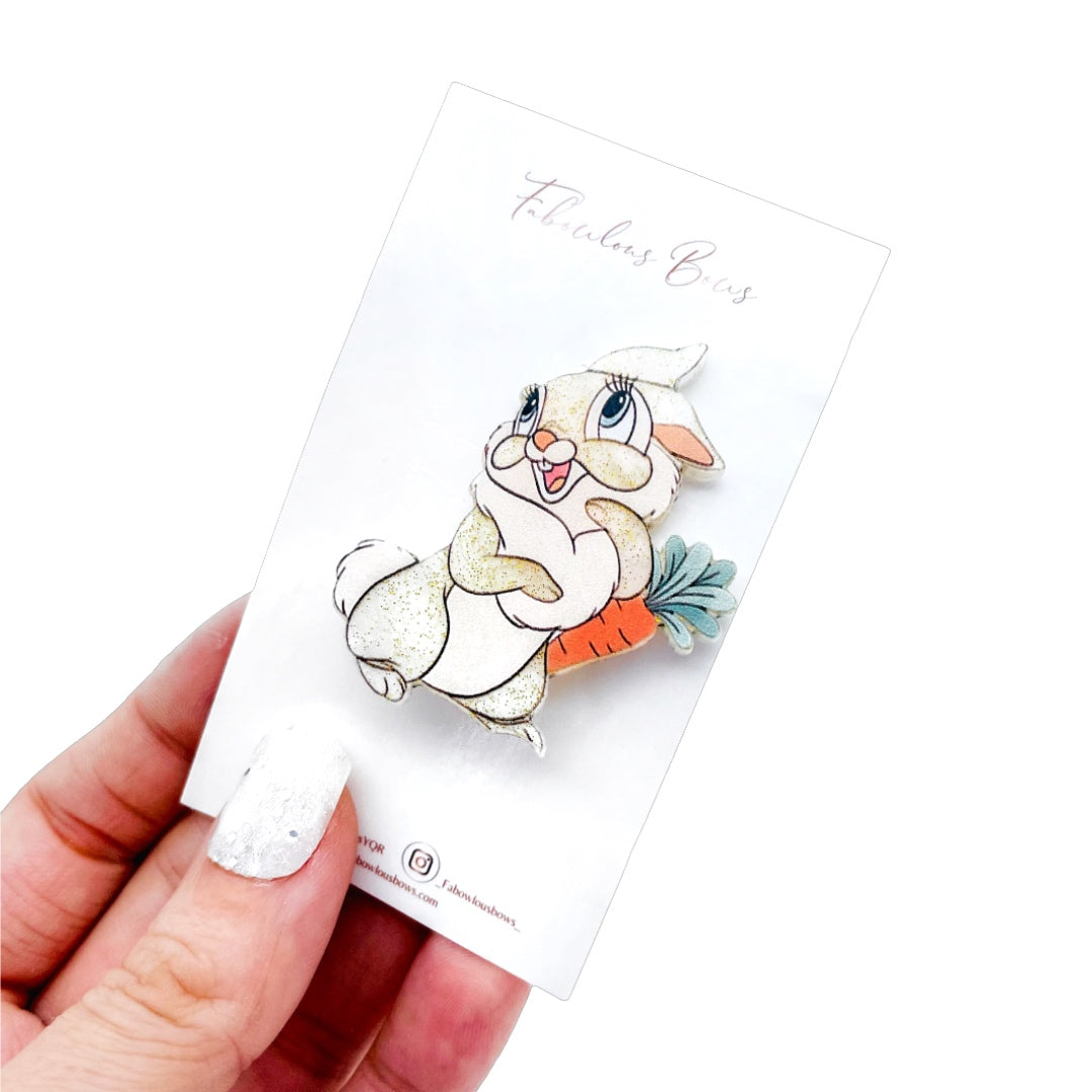 Miss Bunny // Acrylic Clip