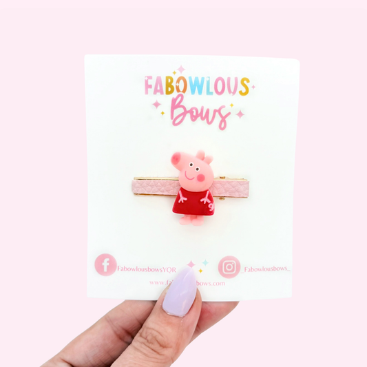 Pink Pig // Trio Bar Clip