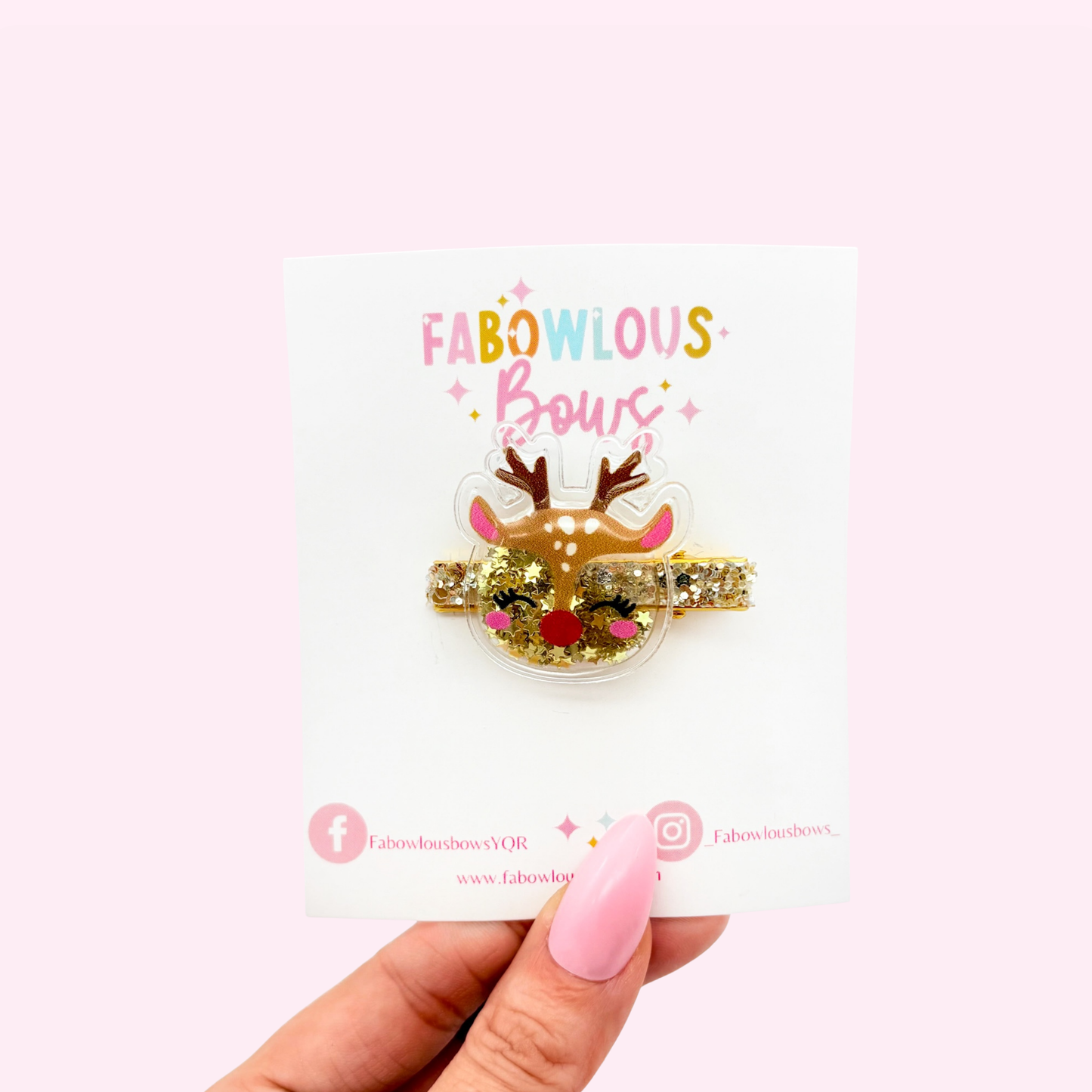 Rudolf // Confetti Clip