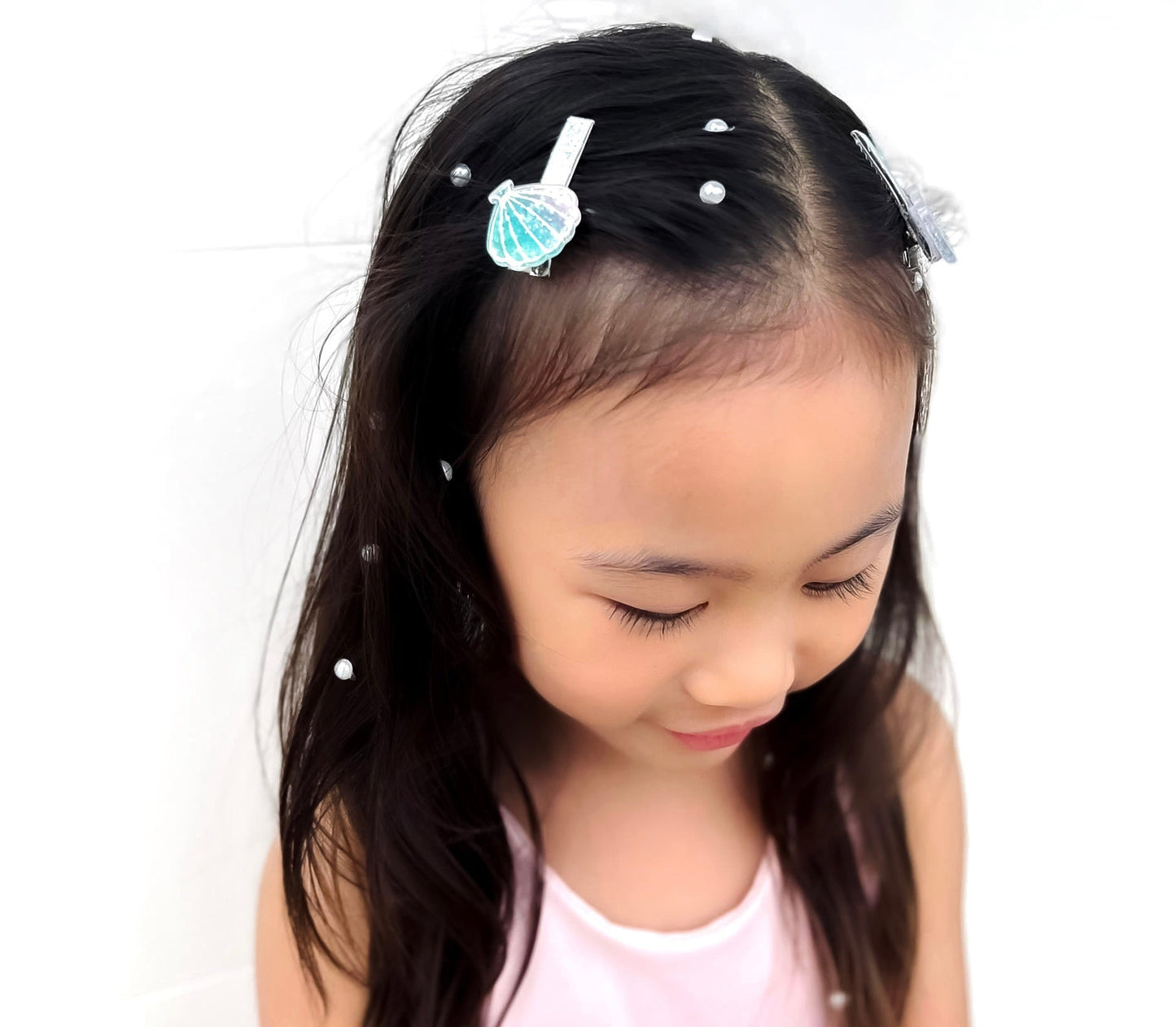 Seashell Sparkle • Bar Clip