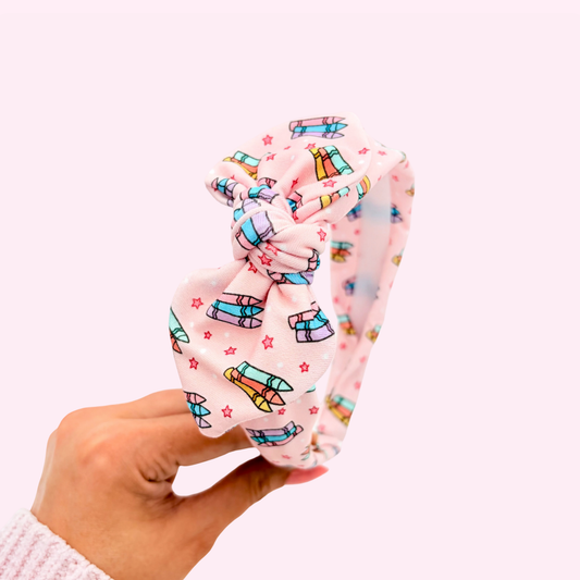 Crayon Cutie • Knotted Fabric Headband