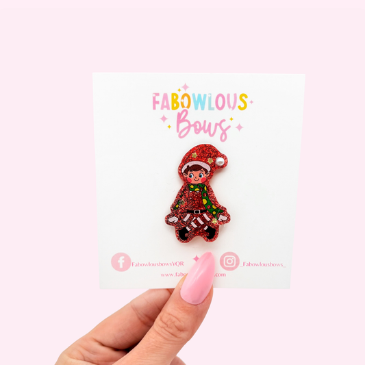 Christmas Helper // Acrylic Clip (3 for 10)
