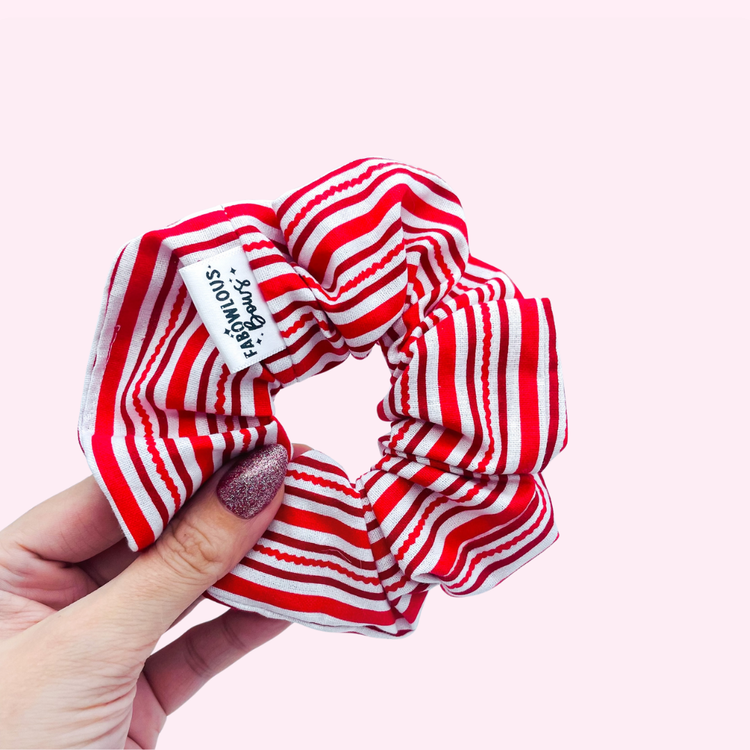 Candy Cane Stripes Scrunchie