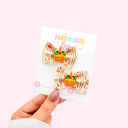 Autumn Unicorns • Mini Pinch Pigtails