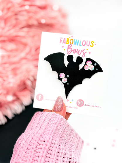 Sequin Midnight Mouse • Silhouette Clip