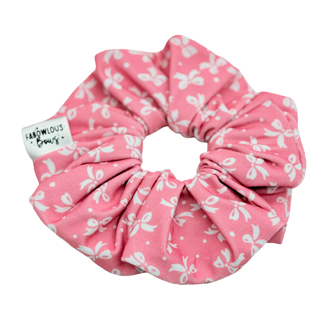 Pink Bows - Scrunchie - 3 for $25