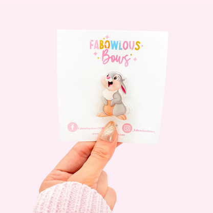 Thumper • Acrylic Clip • (3 for 10)