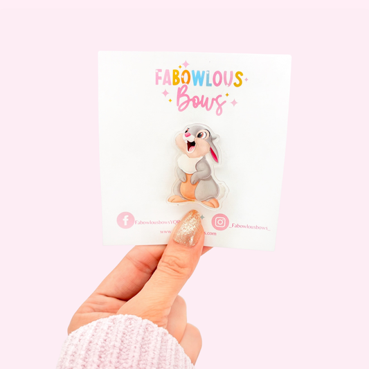 Thumper • Acrylic Clip • (3 for 10)