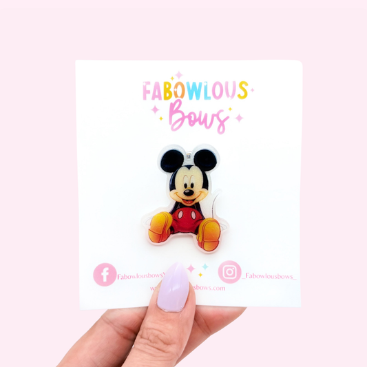 M Mouse // Acrylic Clip (3 for 10)