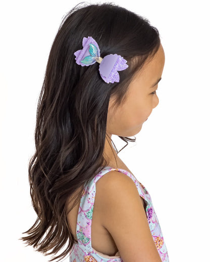 Rainbow Mermaid Tails • Embellishment Bow
