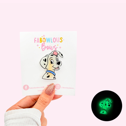 101 Pup • Glow In The Dark • Acrylic Clip (3 for 10)