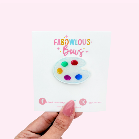 Little Painter // Acrylic Clip (3 for 10)