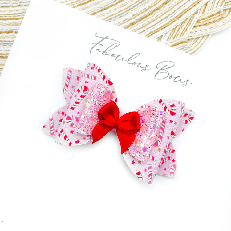 Candy Cane Ribbons // Bella Bow