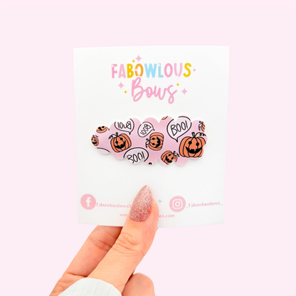 Pink O’ Lantern • Snap Clip • 3 for $10