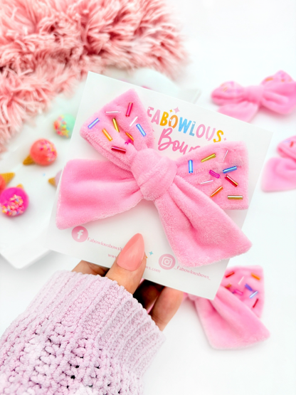 Hand-tied Plush Sprinkle Party