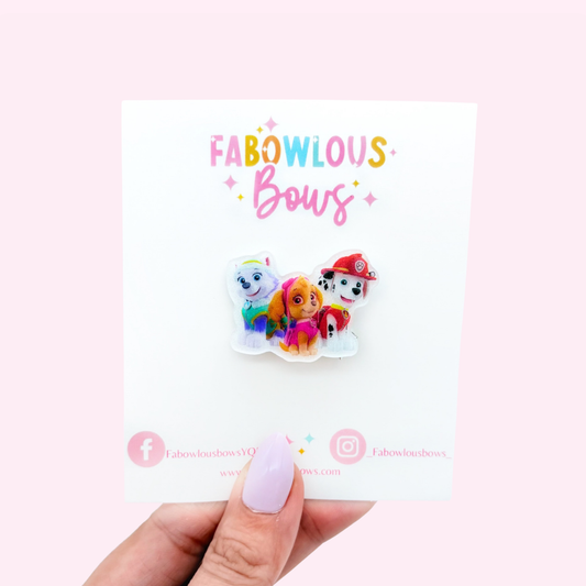 P Pups // Acrylic Clip (3 for 10)