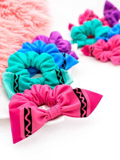 Crayon Cutie • Tied Scrunchie