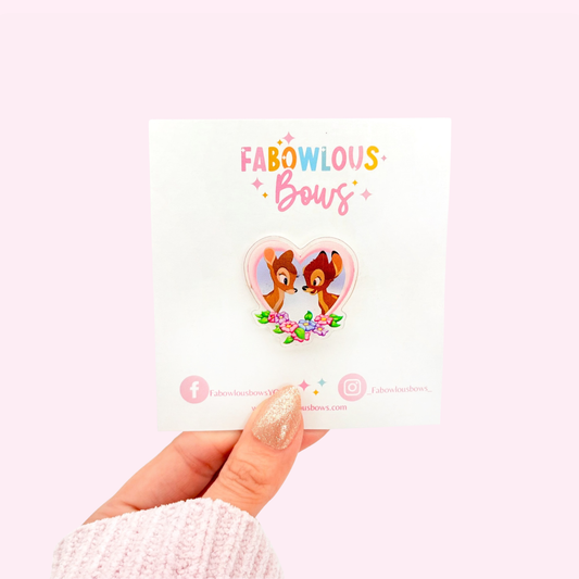 Bambi • Acrylic Clip • (3 for 10)
