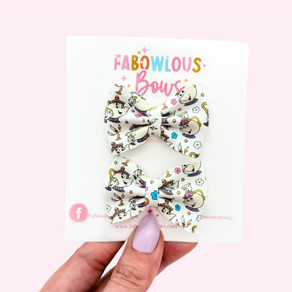 Mrs Potts // Mini Pinch Pigtails