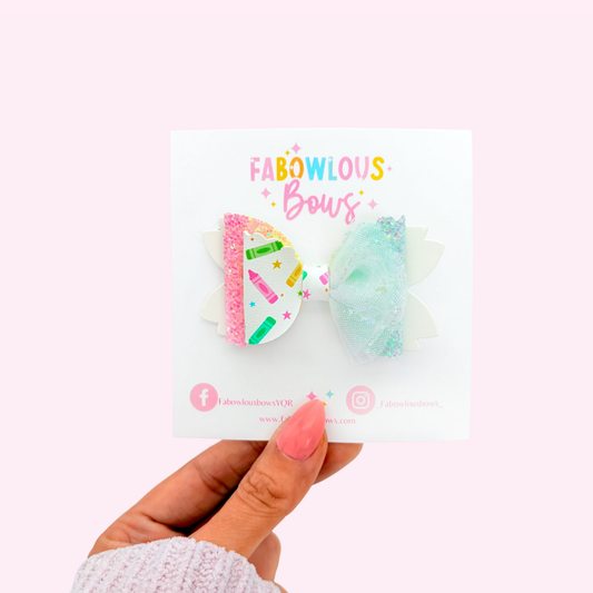 Crayon Cutie • Elegant Tulle Bow