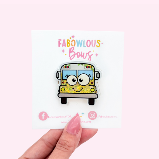 Back to School Bus // Confetti Clip