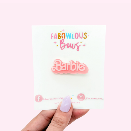 B Doll // Acrylic Clip (3 for 10)