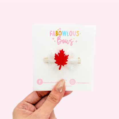 Canada Day Tulle • Bar Clip