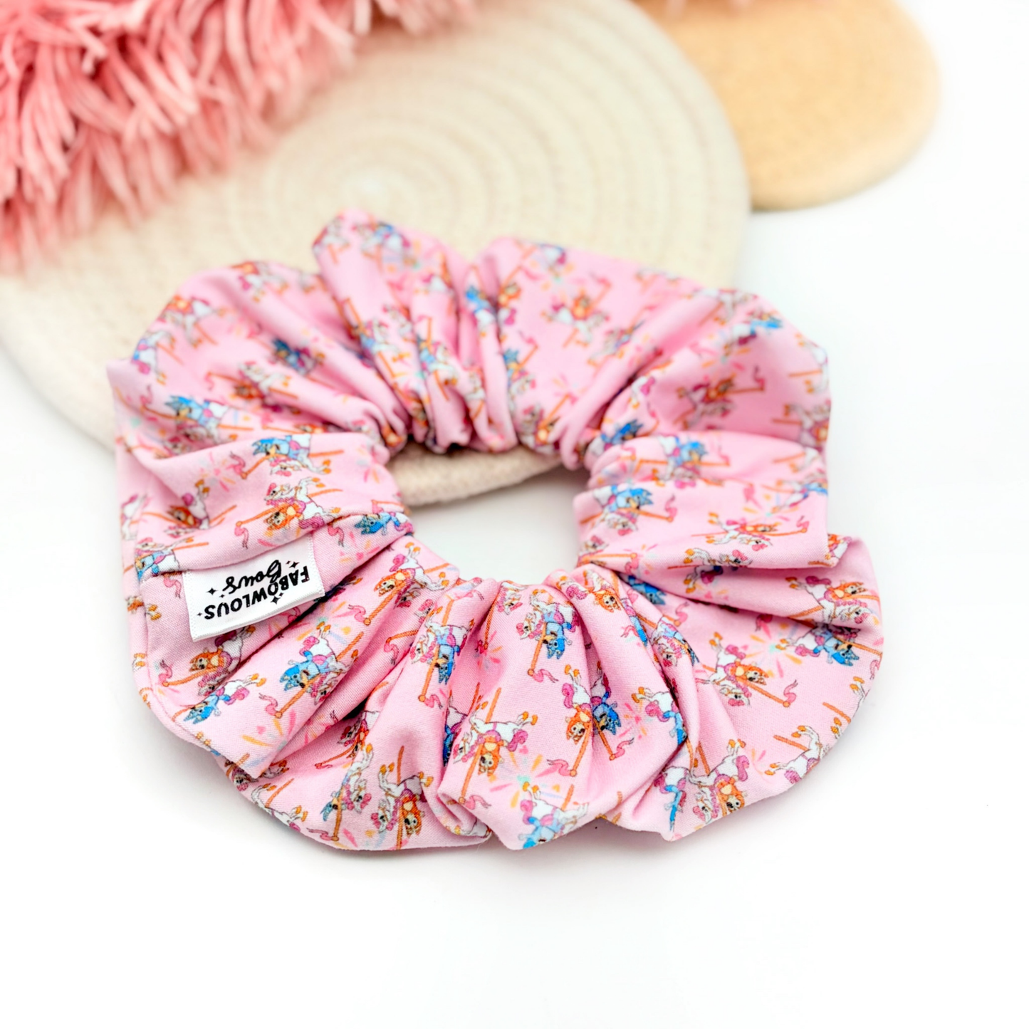 Carousel Puppies • Scrunchie • 3 for $25