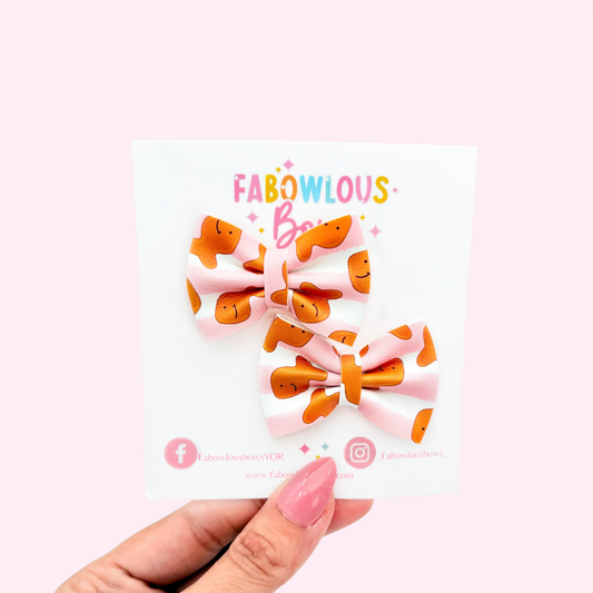 Goldfish Crackers // Mini Pinch Pigtails