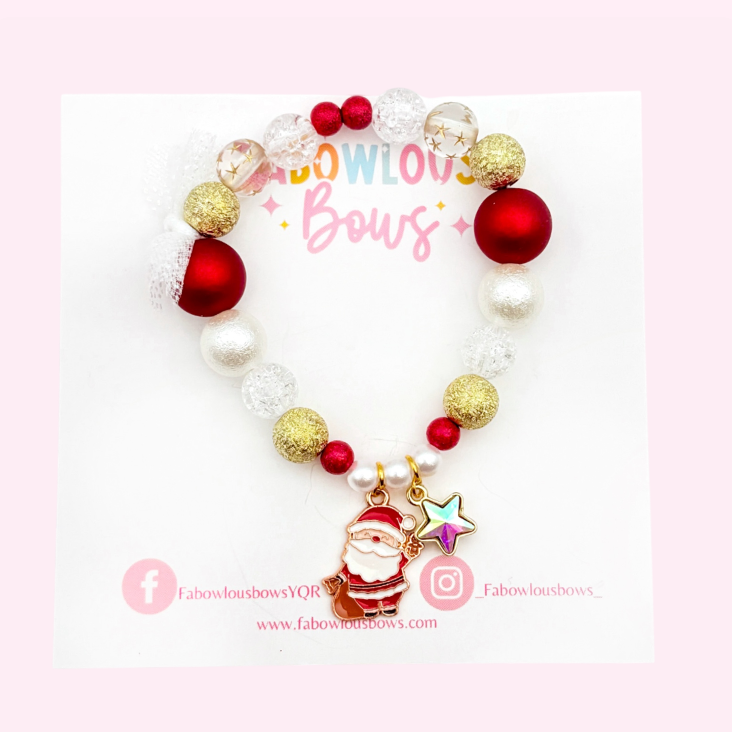Holly Jolly Santa // Bracelet