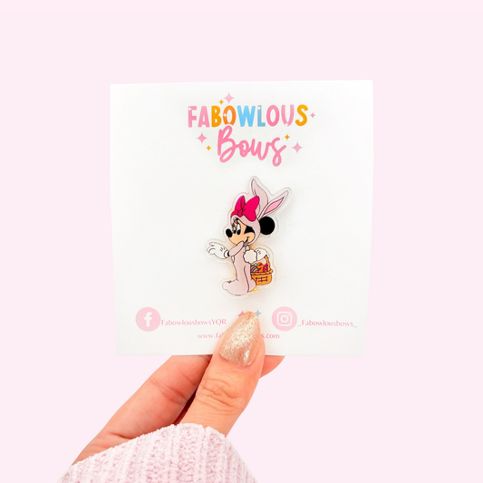 Easter Mouse • Acrylic Clip • (3 for 10)