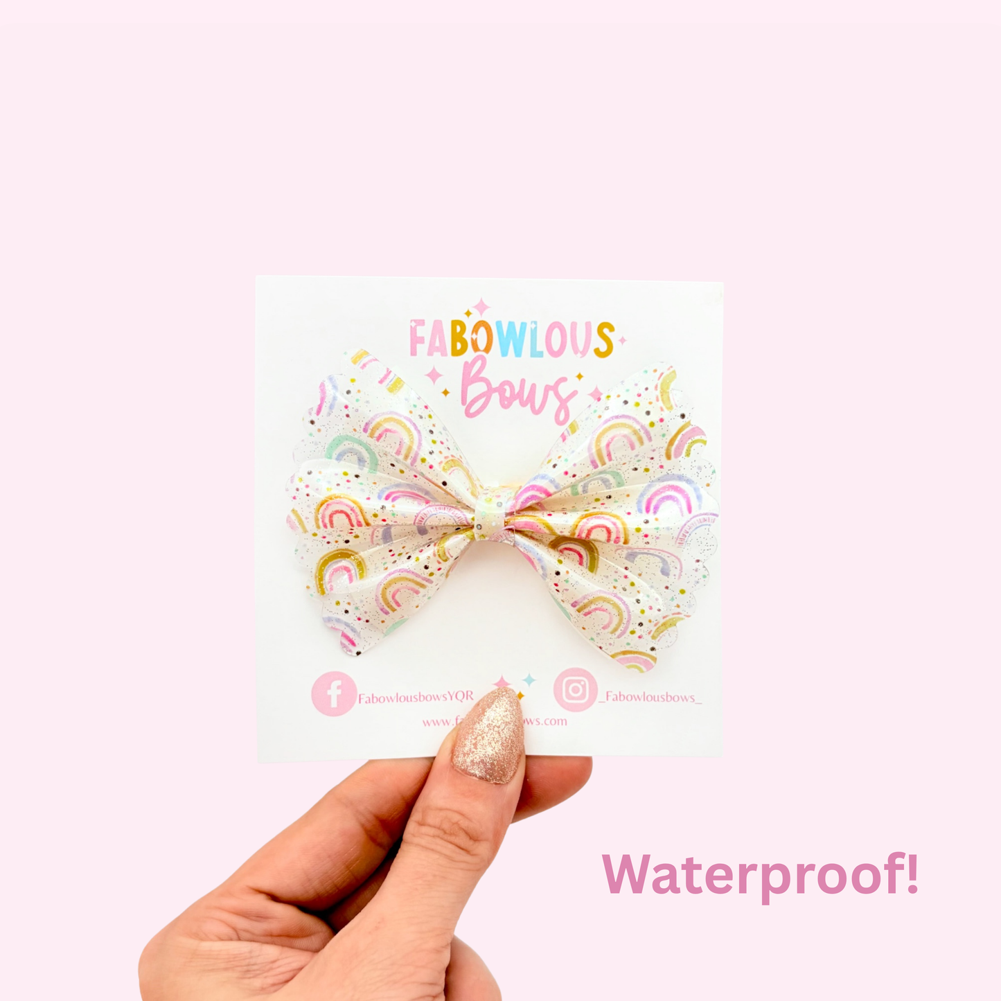 Pastel Rainbows • Waterproof Pinch