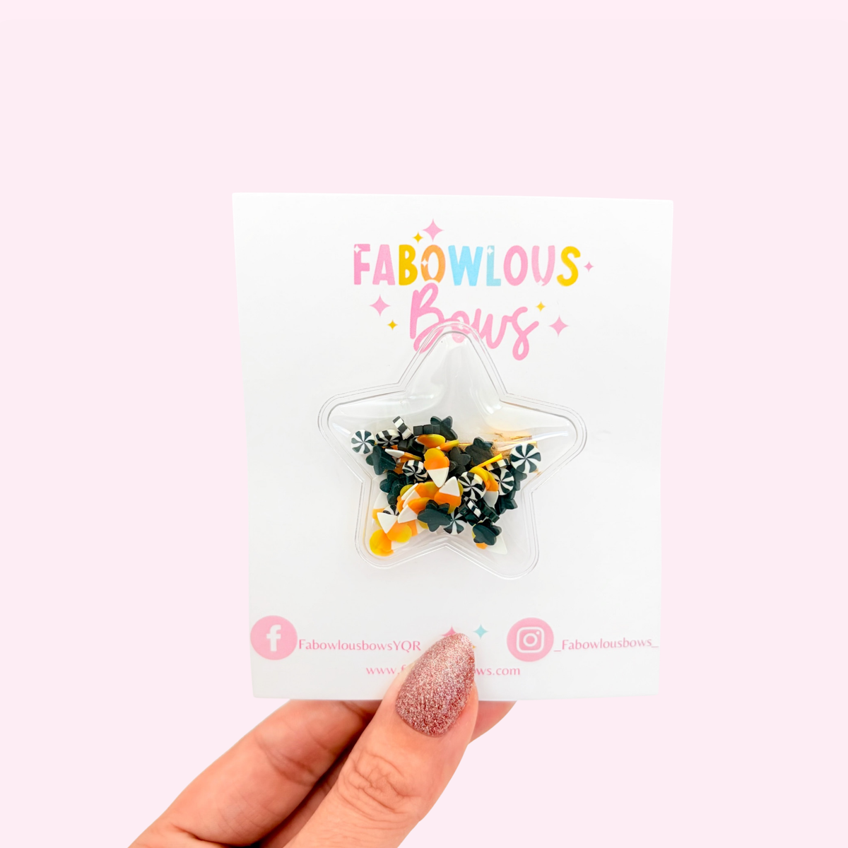 Trick Or Treat • Star Confetti Clip